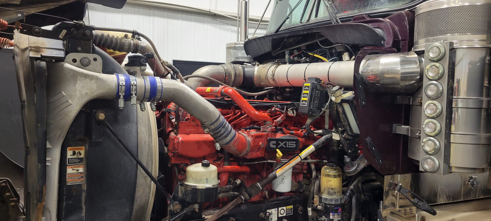 In-frame engine work